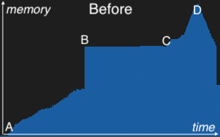Memory profile before